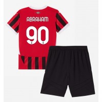 AC Milan Tammy Abraham #90 Hjemmedraktsett Barn 2024-25 Kortermet (+ Korte bukser)